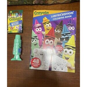 Crayola Limited Edition 8 Retired Crayons, Coloring Book & Mint Sharpener